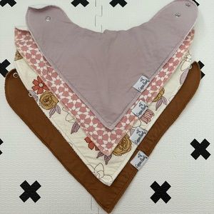 Copper Pearl Bandana Bibs